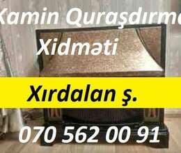 Xırdalan ş.  Kamin Təmir Xidməti !