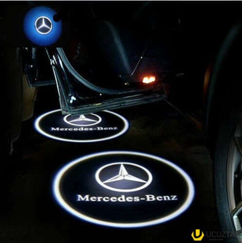 Mercedes Benz qapı altı led logo