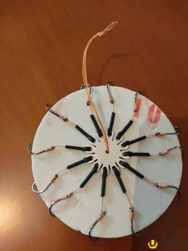 Balıq tutmaq üçün 12 ədədlik tilov (qarmaq) 