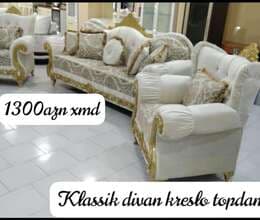 Divan kreslo dəsti