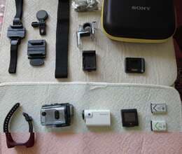 Sony HDR AS-300 kamerası + aksessuarlar