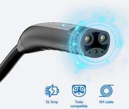 Tesla adapter 7kw (32A)