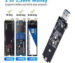 M.2 SATA/NVMe SSD To USB 3.1 Adapter