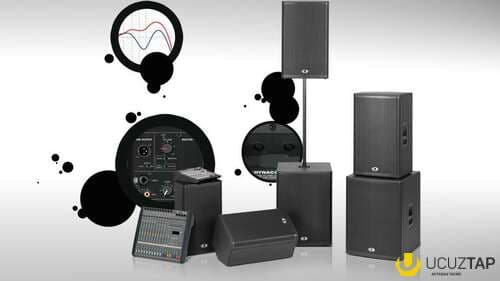 Aparatura, kalonka, mikrafon.