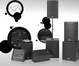 Aparatura, kalonka, mikrafon.