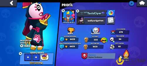 44 karakterli brawl stars hesab