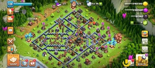 Clash of clansh rush 17