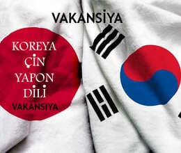 Çin  Koreya Yapon dilini məllimi tələb olunur 