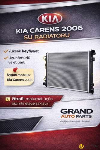 Kia Carens 2006 su radiatoru 