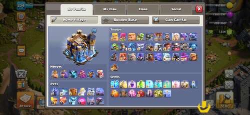 Clash of clans Max-a yaxın