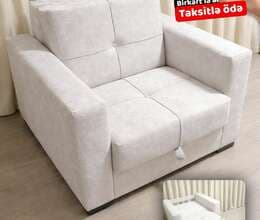 Birkart'la al taksitlə ödə! | Kreslo - çarpayı Rumina