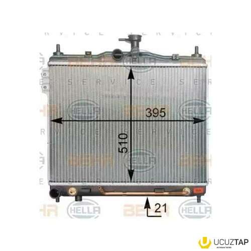 Hyundai Getz 1.4 su radiatoru 